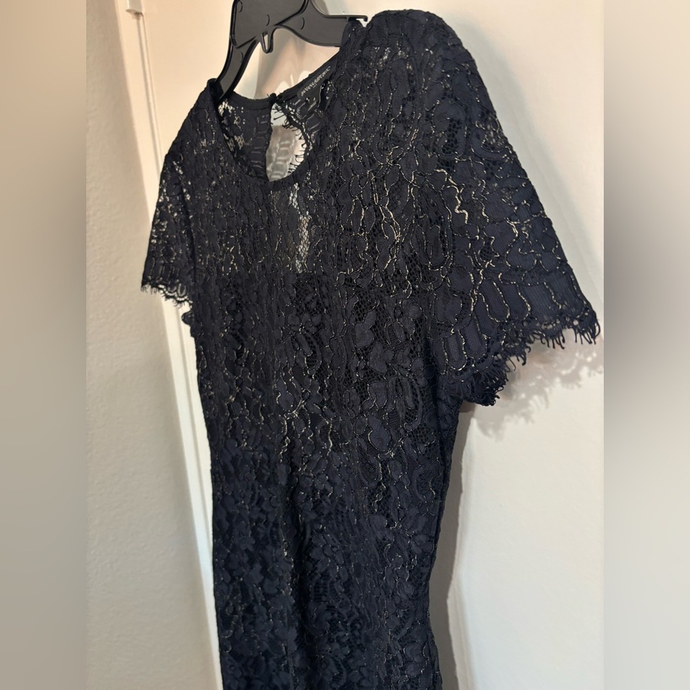 Banana Republic NWOT Black Lace Dress, size 4 - Picture 3 of 8